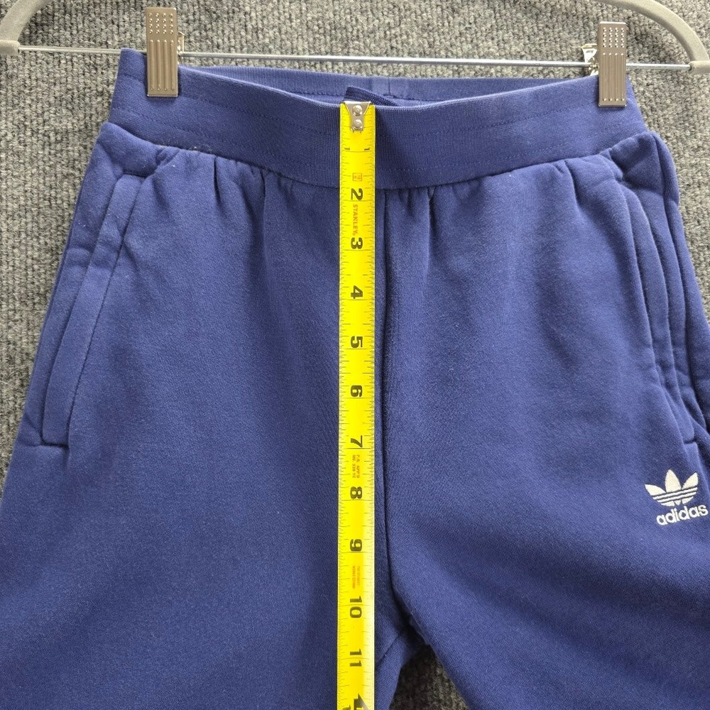 Adidas Originals Youth M 11-12Y Navy Blue Trefoil Joggers Boys Girls Sweatpants - Picture 9 of 10